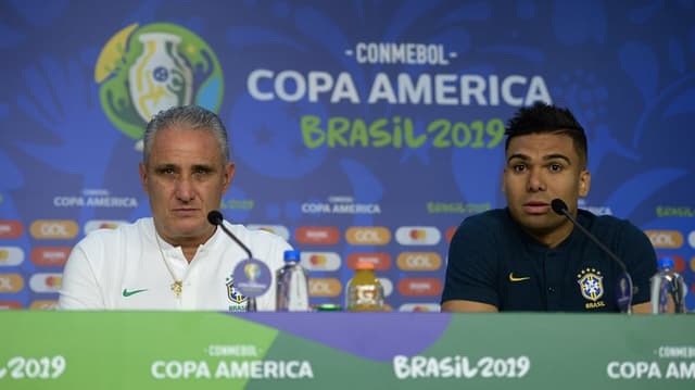 Coletiva Tite e Casemiro