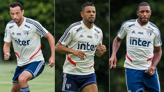 Nenê, Bruno Peres e Jucilei podem ser os próximos a integrar a barca de saídas do Tricolor nos últimos meses. Entre dispensas, vendas e empréstimos, São Paulo se desfez de mais de dez jogadores no período e lista pode aumentar nos próximos dias. Veja na galeria abaixo: