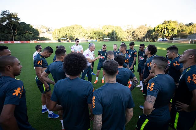 Treino da Seleção Brasileira