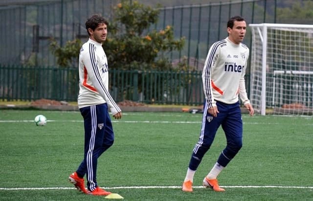 Pato e Pablo - Treino do São Paulo