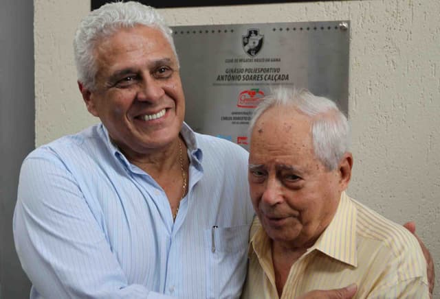 Roberto Dinamite e Antônio Calçada