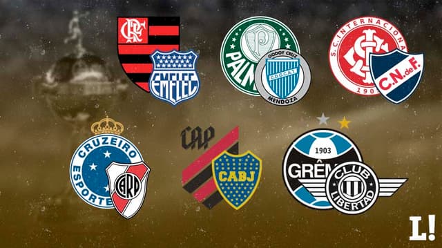 Montagem Oitavas Libertadores