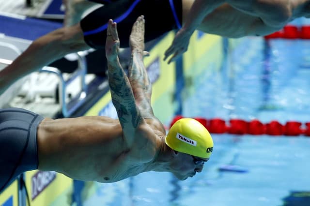 Bruno Frattus na final dos 50m