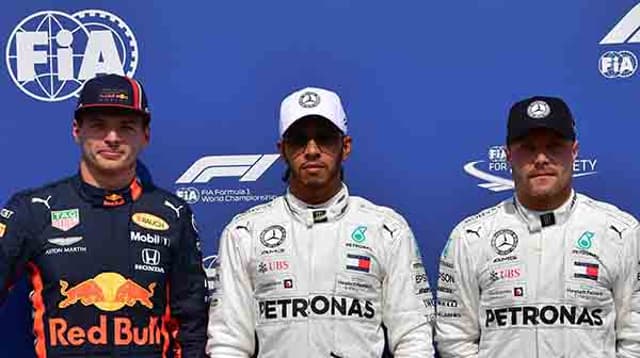 Verstappen, Hamilton e Bottas - Alemanha F1