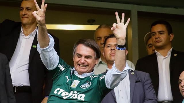 Bolsonaro Palmeiras x Vasco