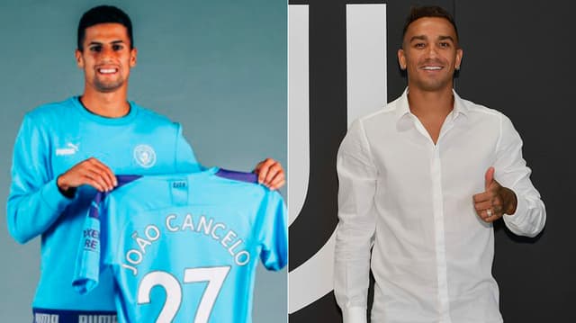 Montagem - João Cancelo e Danilo