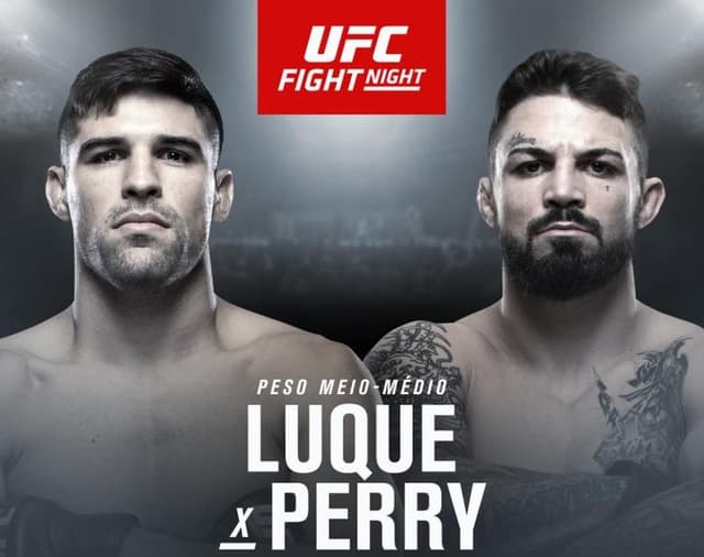 Vicente Luque e Mike Perry faturaram o prêmio de luta da noite do UFC Uruguai (Foto: Divulgação)