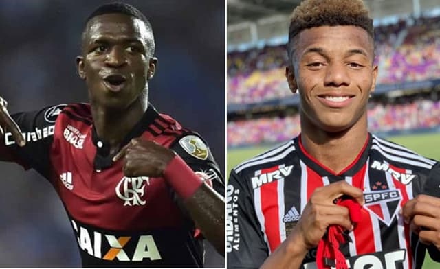 Vinícius Jr e David Neres foram convocados