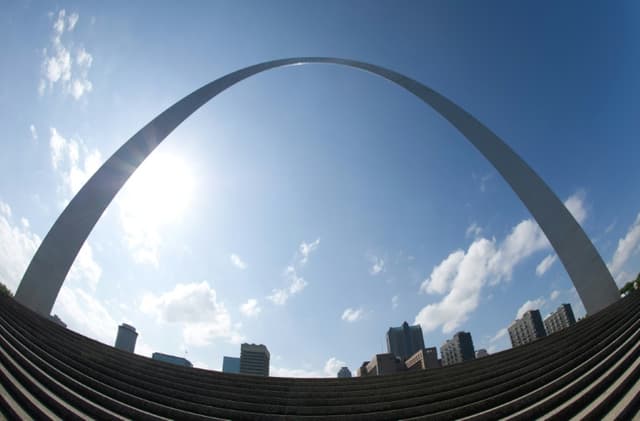 Gateway Arch, famoso monumento da cidade de Saint Louis