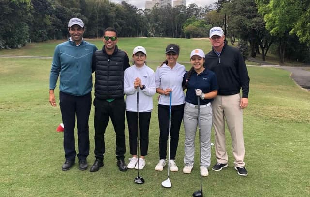 Equipe de golfe que vai disputar o Sulamericano Juvenil de golfe