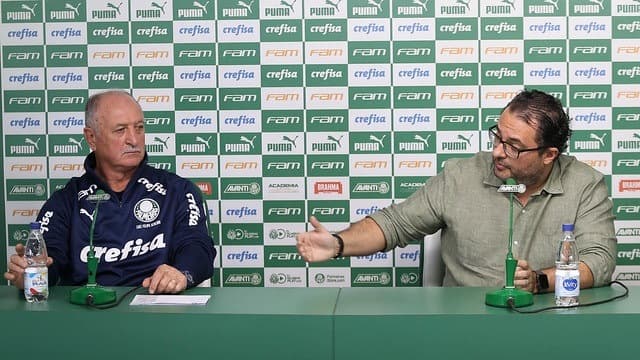 Luiz Felipe Scolari e Alexandre Mattos