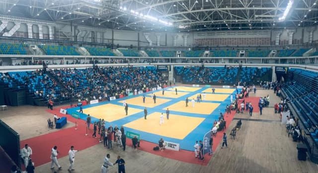 Primeiro dia de competições na Copa Rio Internacional aconteceu neste sábado (31) (Foto: Divulgação/FJERJ)