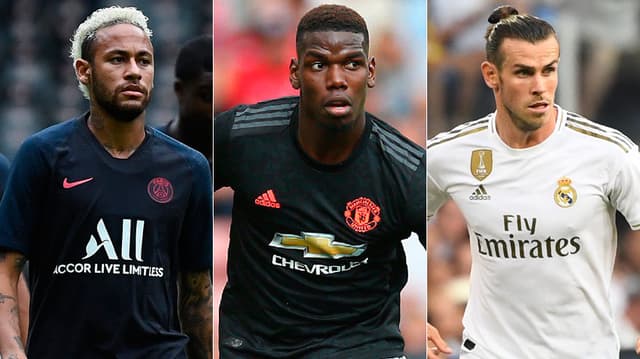 Montagem - Neymar, Pogba e Bale