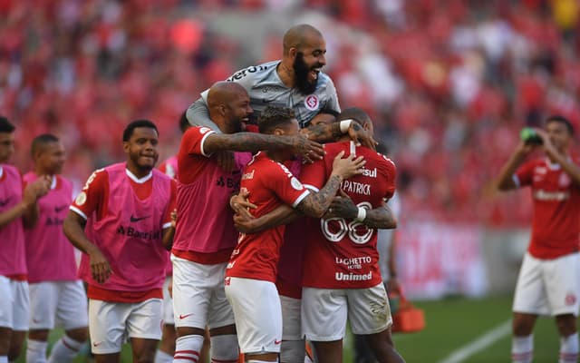 Internacional x Palmeiras - Comemoração