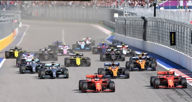 Largada - GP da Rússia F1 2019