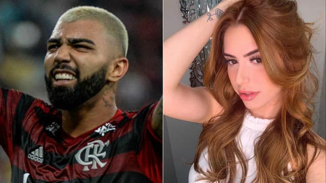 Montagem - Gabigol e Huma Kimaki