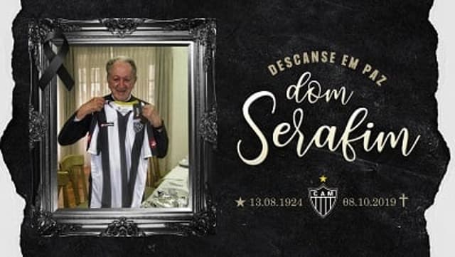 Dom Serafim tinha forte ligação com o Atlético-MG, sendo inclusive conselheiro do clube