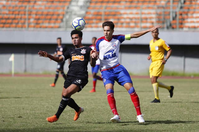 Corinthians foi derrotado para o Bahia em jogo da 18ª rodada do Brasileirão Sub-20