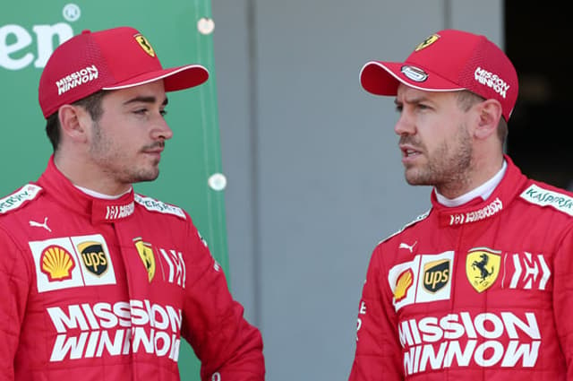 Leclerc e Vettel - Ferrari - Japão F1 2019