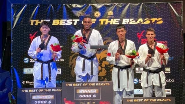 Maicon Andrade conquistou a primeira medalha de Ouro do Taekwondo brasileiro em Grands Prix, na etapa de Sofia, Bulgária