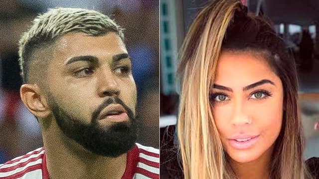 Montagem - Gabigol e Rafaella