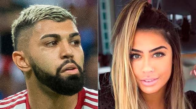 Montagem - Gabigol e Rafaella