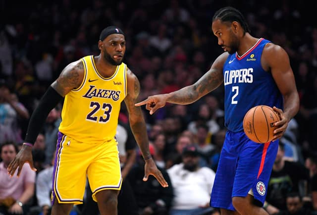 Kawhi Leonard e LeBron James - NBA