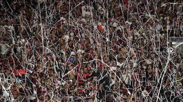 Flamengo x Grêmio - torcida do Flamengo no Maracanã