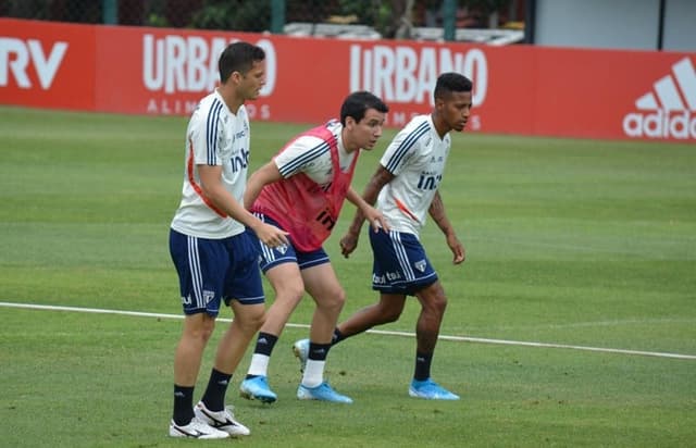 Pablo - treino do São Paulo