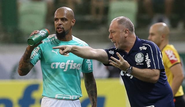 Palmeiras x Ceará - Felipe Melo e Mano