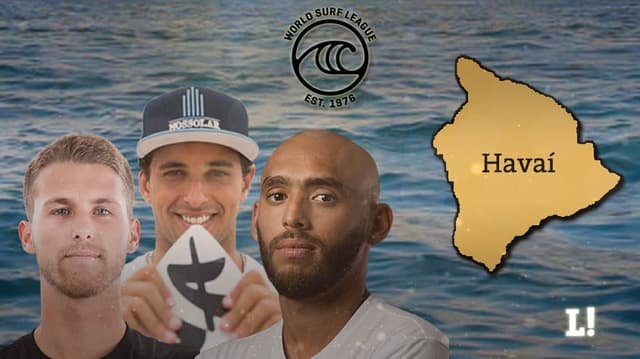 ARTE - WSL - Jessé Mendes, Jadson André e Alex Ribeiro