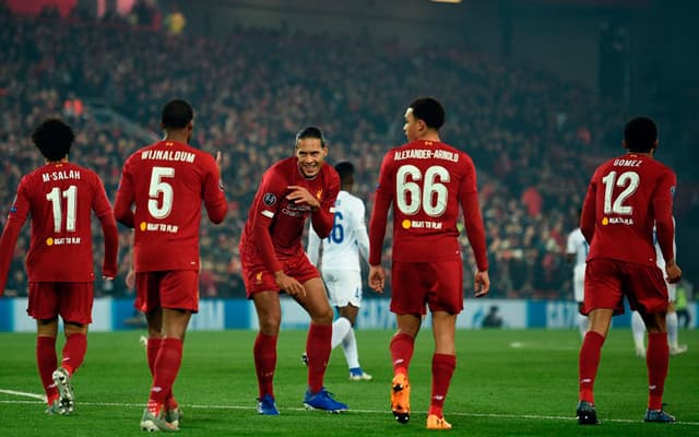 Liverpool x Genk - Comemoração