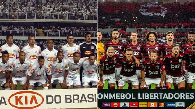 Santos 2010 x Flamengo 2019