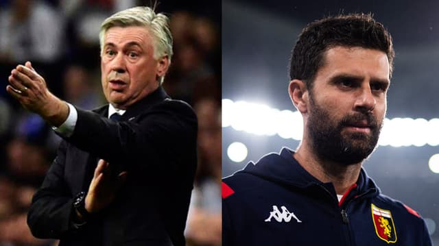 Montagem: Ancelotti - Thiago Motta