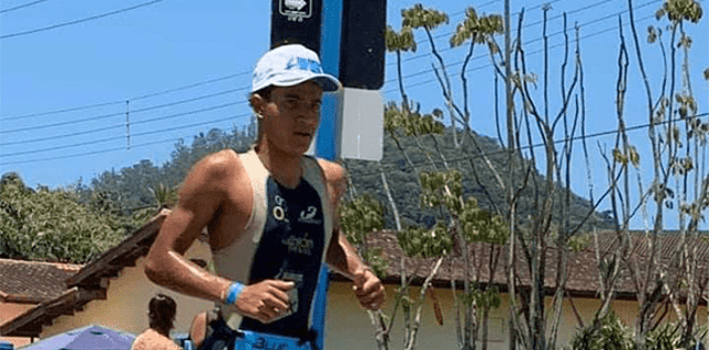 Arthur Teixeira vai disputar o Ironman 70.3 São Paulo e o Enem no mesmo dia. (Divulgação)