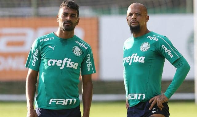 Thiago Santos Felipe Melo Palmeiras