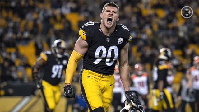 T.J. Watt é um dos líderes da defesa do Steelers