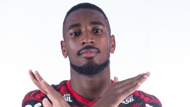 Imagens de Gerson pelo Flamengo