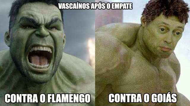 Meme: empates do Vasco