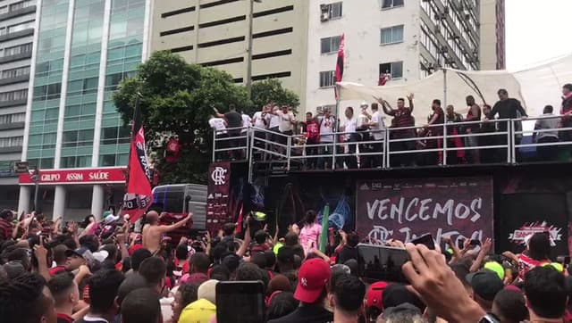 Flamengo - Libertadores - festa