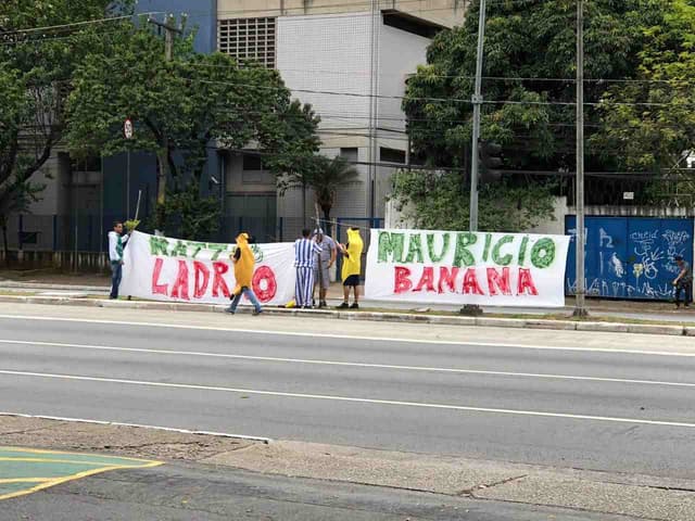 Protesto Palmeiras