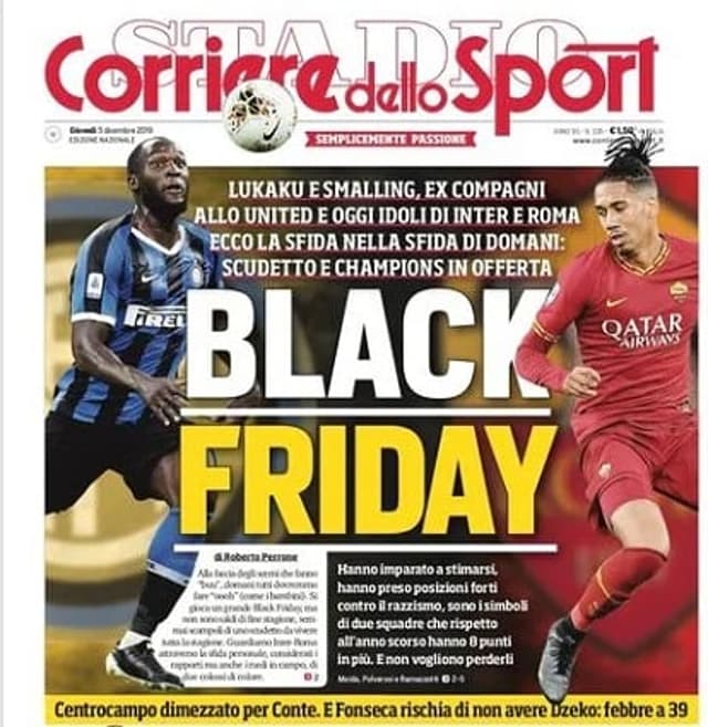 Capa do Corriere Dello Sport é acusada de racismo