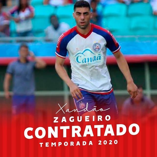 Xandão anunciado pelo CRB