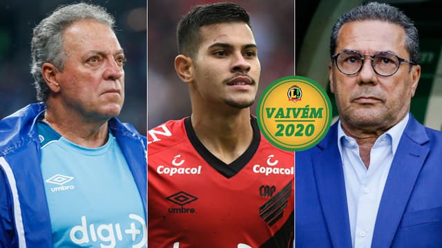 Montagem - Abel Braga, Bruno Guimaraes e Luxemburgo