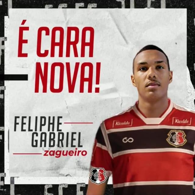 Feliphe Gabriel contratado pelo Santa Cruz