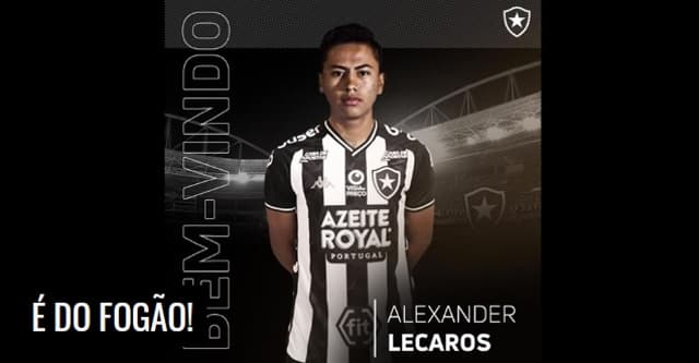 Lecaros foi anunciado pelo Botafogo