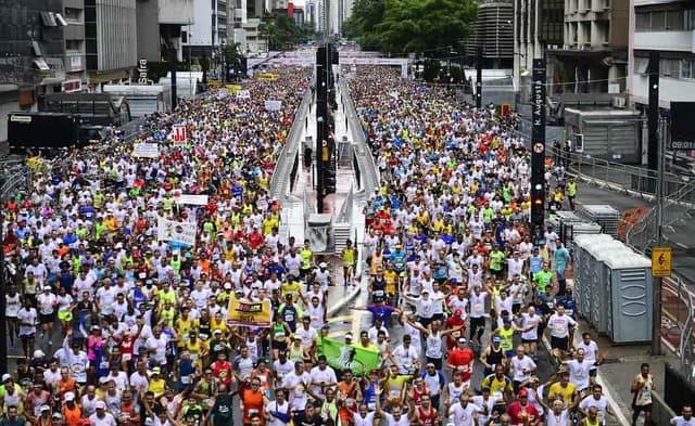 Largada da Corrida de São Silvestre. (Divulgação)