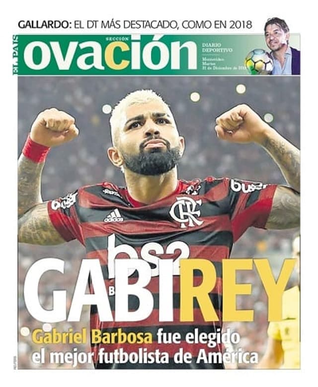 Gabigol leva prêmio de Rei da América