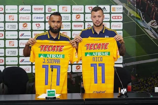 Jordan Sierra e Nico López apresentados no Tigres