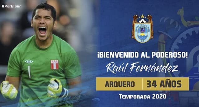 Raúl Fernández no Binacional